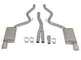 15-21 Ford Mustang L4 2.3L EcoBoost aFe 49-33084-P MACH Force-Xp 3" to 2-1/2" 304 Stainless Steel Cat-Back Exhaust System w/ Polished Tips