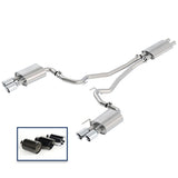 18-23 Ford Mustang Gt 5.0L Ford Racing M-5200-M8TCA Cat-Back Touring Exhaust System w/Chrome Tips