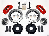 04-08 Ford F-150 Wilwood 140-9072-DR TC6R Big Brake Truck Front Brake Kit - Drilled, Red