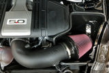 18-22 Ford Mustang GT JLT CAI-FMG-18 Black Textured Cold Air Intake Kit w/Red Filter-Tune Req