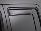 04-11 Ford F150 WeatherTech 87343 Regular Cab Rear Side Window Deflectors - Dark Smoke