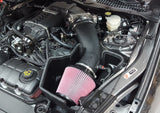 15-23 Ford Mustang GT 5.0L V8 JLT CAI-FMGRS-15 Black Textured CAI Kit w/ Red Filter - Tune Req