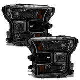 15-17 Ford F-150 ORACLE Lighting 8201-332 Dynamic ColorSHIFT Pre-Assembled Headlights - Black Edition