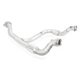 15-20 Ford F-150 2.7L / 3.5L Stainless Works FT16ECODPCAT 3in Downpipe High-Flow Cats Y-Pipe Factory Connection