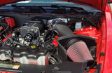 11-14 Ford Mustang GT 5.0L V8 JLT CAIBA-FMG-11 Black Textured Big Air Intake w/ Red Filter - Tune Req