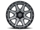 21-23 Ford Bronco ICON 1818908350TT Rebound 18 x 9 / 6 x 5.5 / 0mm Offset 5in BS 106.1mm Bore Titanium Wheel