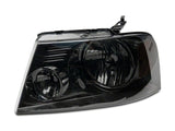 04-08 Ford F-150 Raxiom T551342Axial Series OEM Style Replacement Headlights- Chrome Housing- Smoked Lens