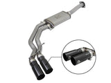 15-20 Ford F-150 5.0L V8 / 3.5L V6 / 2.7L V6 AFE 49-43081-B Rebel Series 3 to 2.5in 409 SS Cat-Back Exhaust System w/ Black Tips