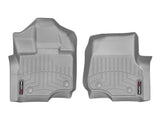 15-24 Ford F-150 SuperCrew, SuperCab WeatherTech 466971 Dual Floor Posts Front FloorLiner -Grey