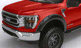 21-23 Ford F-150 (Excl. Lightning) LUND RX150SA RX-Rivet Style Smooth Fender Flares - Black (2 Pc. Front)