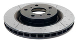 05-14 Ford Mustang GT/V6 DBA 2113BLKX Street Series X Drilled & Slotted Brake Rotors, Black Hub - Front