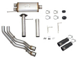 09-14 Ford F-150 4.6L / 5.0L / 5.4L V8 AFE 49-43080-B Rebel Series 3 to 2.5in 409 SS Cat-Back Exhaust System w/ Black Tips