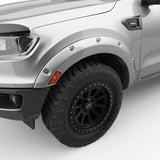 19-23 Ford Ranger I4 2.3L EGR 793554-UX Painted To Code Ingot Traditional Bolt-On Look Fender Flares Silver (Set of 4)