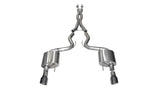 15-17 Ford Mustang GT Coupe V8 5.0L Corsa Performance 14332GNM 3in Sport Cat-Back Exhaust Dual Rear Exit w/ Gun Metal Tips