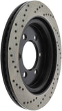 18-22 Ford Raptor StopTech 128.65153L w/ Electronic Parking Brake Sport Cross Drilled Left Rear Rotor