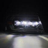 04-08 Ford F-150 (No 2004 Heritage) AlphaRex 880128 NOVA-Series LED Proj HL Alpha-Blk w/Actv Lgt / Seq. Sig