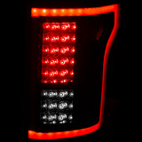 15-17 Ford F-150 ANZO 311263 LED Taillights Red/Smoke