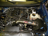 11-14 Ford F-150 V8 5.0L Injen PF9011WB Wrinkle Black 4in Power Flow Intake w/ MR Tech/Enc Box w/ Front Inlet