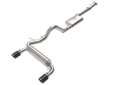 21-23 Ford Bronco L4 2.3L / V6 2.7L Ecoboost aFe 49-33138-C Vulcan Series 3 IN to 2-1/2 IN 304 Stainless Steel Cat-Back Exhaust System w/ Carbon Fiber Tip