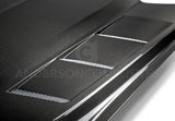 15-17 Ford Mustang Anderson Composites AC-HD15FDMU-SA-DS Heat Extractor Double Sided Hood