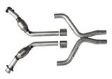 11-14 Ford Mustang V6 3.7 BBK 1814 High Flow Catted X-Pipe