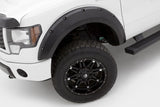 09-14 Ford F-150 Lund RX312T RX-Rivet Style Textured Elite Series Fender Flares - Black(4 Pc.)