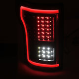 15-17 Ford F-150 ANZO 311285 LED Taillights Black