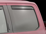 15-20 Ford F-150 / 17-20 Raptor WeatherTech 81765 Rear Side Window Deflectors - Dark Smoke