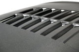 18-22 Ford Mustang Anderson Composites AC-HD18FDMU-GT5-DS Double Sided Type-GT5 Carbon Fiber Hood