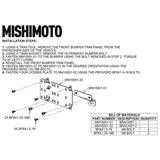 21-23 Ford Bronco 2.3L / 2.7L EcoBoost Mishimoto MMLP-BR-21S Plastic Bumper License Plate Relocation Kit