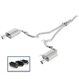 15-23 Ford Mustang I4 2.3L Ecoboost Ford Racing M-5200-M4TCA Cat-Back Touring Exhaust System w/Chrome Tips