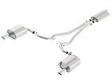 15-19 Ford Mustang EcoBoost 2.3L Borla 1014039 AT/MT EC-Type Cat Back SS Single Round Rolled Tips Exhaust