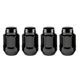 15-23 Ford Mustang / 15-23 Ford F-150 McGard 64074 Hex Lug Nut (Cone Seat Bulge Style) M14X1.5 / 22mm Hex / 1.635in. Length (4-Pack) - Black