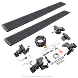 21-24 Ford Bronco 2DR Go Rhino 20413157T E-BOARD E1 Electric Running Board Kit (No Drill) - Bedliner Coating