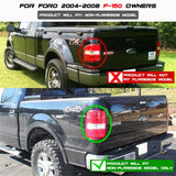 04-08 Ford F-150 xTune 5012920 LED Tail Lights Chrome Housing Smoked Lens