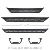 21-24 Ford Bronco 2DR Go Rhino D60057T 6in Wide - 57in Long Sport Utility Dominator Xtreme D6 Side Steps