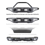 21-24 Ford Bronco Go Rhino 331401T 2/4DR Rockline Full Width Bumper w/ Overrider Bar