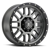 04-22 Ford F-150/10-14 SVT Raptor/14-22 Expedition ICON 1220906356GM Alpha 20x9 6x135 16mm Offset 5.625in BS Gunmetal Wheel