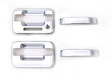 04-14 Ford F-150 AVS 685201 Door Handle Covers (2 Door) 4pc Set Chrome