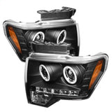 09-14 Ford F-150 Spyder 5030108 Projector Headlights Halogen Model- CCFL Halo LED Blk PRO-YD-FF15009-CCFL-BK