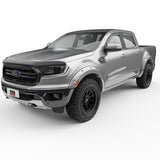 19-23 Ford Ranger I4 2.3L EGR 793554-UX Painted To Code Ingot Traditional Bolt-On Look Fender Flares Silver (Set of 4)