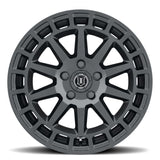 21-23 Ford Bronco Sport V6 1.5L & 2.0L ICON 7117803160SB Journey 17x8.5 5x108 38mm Offset 6in BS Satin Black Wheel