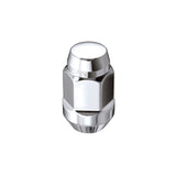 22-24 Ford Maverick / 15-23 Ford Mustang McGard 69473 Hex Lug Nut (Cone Seat Bulge Style) M14X1.5 / 22mm Hex / 1.635in. L (Box of 100) - Chrome