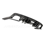 15-17 Ford Mustang Anderson Composites AC-RL15FDMU-ARQ Type-AR Rear Diffuser Quad Tip