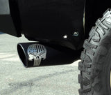 11-14 Ford F-150 SVT Raptor 6.2L Gibson 76-0017 4in Patriot Skull Series Cat-Back Single Exhaust - Stainless