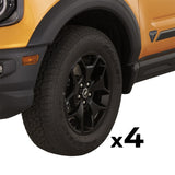 21-23 Ford Bronco Sport L4 2.0L Ford Racing M-1007K-BS17GB 17 Wheel Kit-Gloss Black