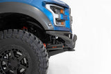 17-20 Ford Raptor Addictive Desert Designs F110014110103 Bomber Front Bumper w/ 4 Rigid 360 6in Round Mounts