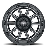 04-22 Ford F-150/ 15-22 Ford Expedition ICON Recoil 6220106345GBMW 20x10 6x135 -24mm Offset 4.5in BS Gloss Black Milled Spokes Wheel