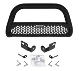 09-24 Ford F-150 Go Rhino 55288T Charger 2 RC2 Bull Bar w/ Front Guard & Mounting Brackets Kit - Textured Black