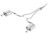 15-23 Ford Mustang V6 2.3L EB Borla 140585 MT/AT 2.25in pipe 4in tip Cat-Back Exhaust System ATAK